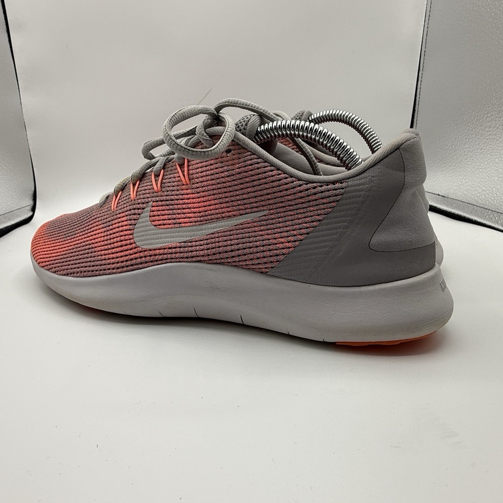 Nike Women's Flex 2018‎ AA7408 005 RN Running Shoes Pink And Grey Shoes Size 11 - Picture 5 of 8